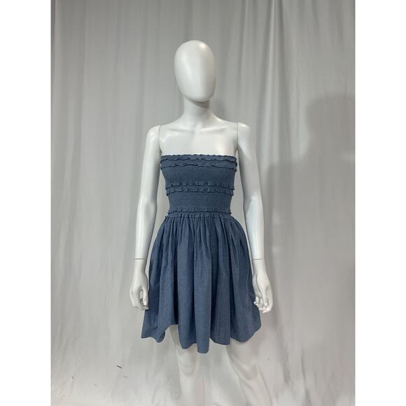 Azeeza 'Anya' Blue Mini Dress Size XS - NWT - Picture 2 of 5